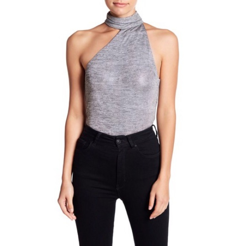 Free People Silver Tank Top